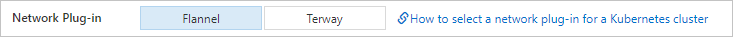 Select the network plug-in