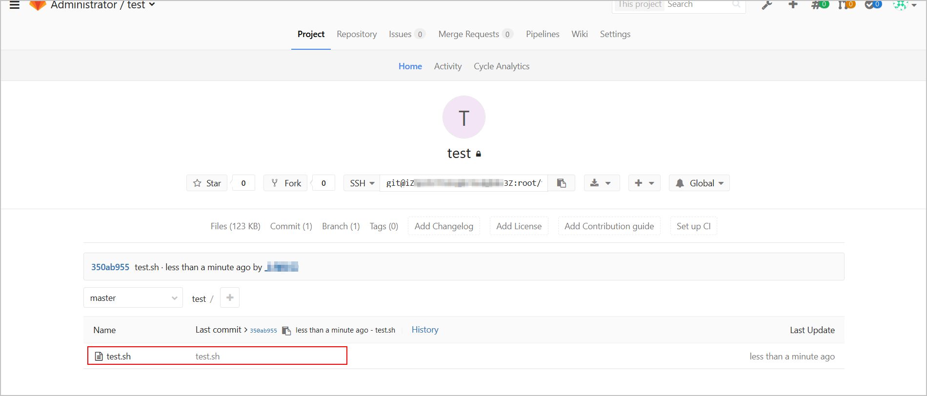 File synchronization results