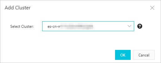 Add Cluster dialog box
