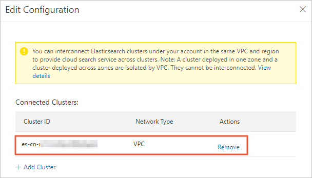 Connected Clusters section