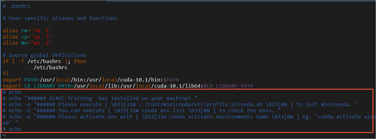 bashrc-file