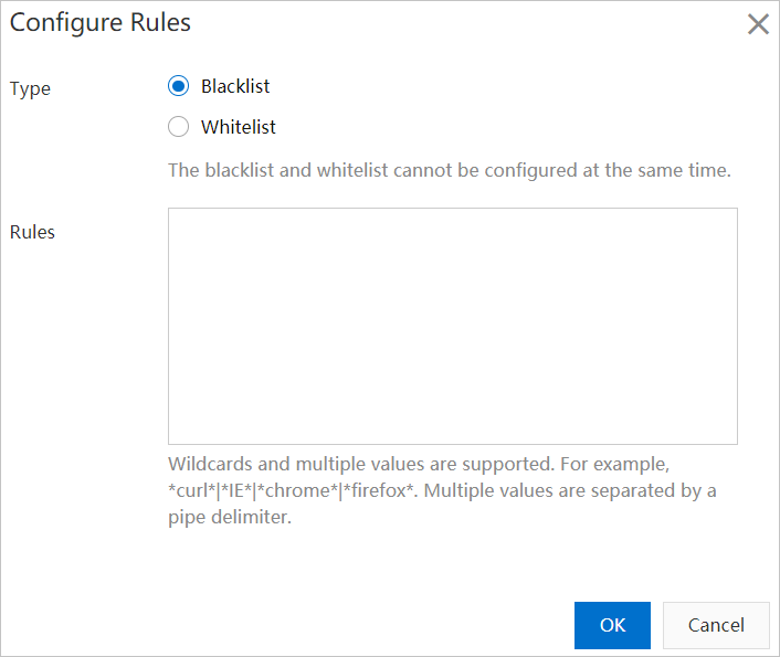 Configure User-Agent rules