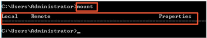 Installation result