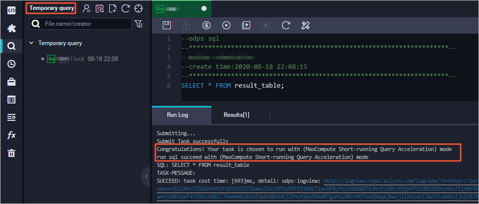 Ad-Hoc Query