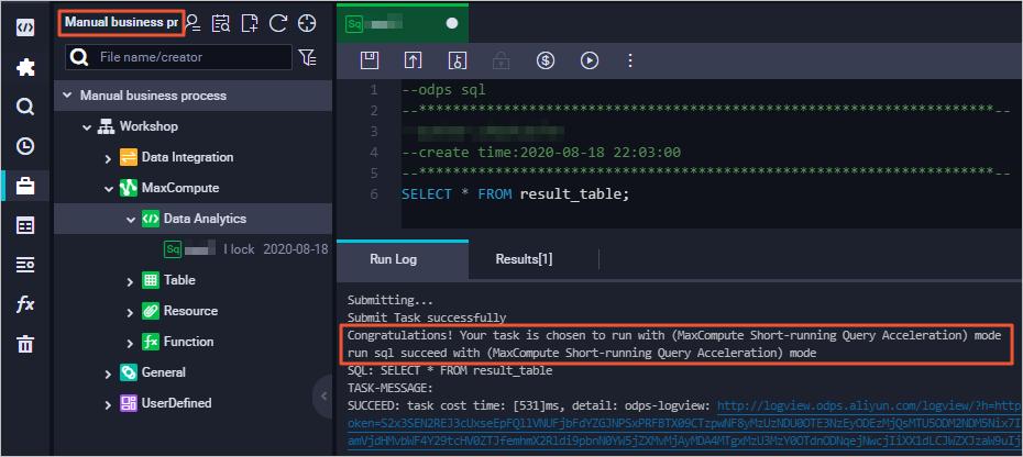 Manually Triggered Workflow