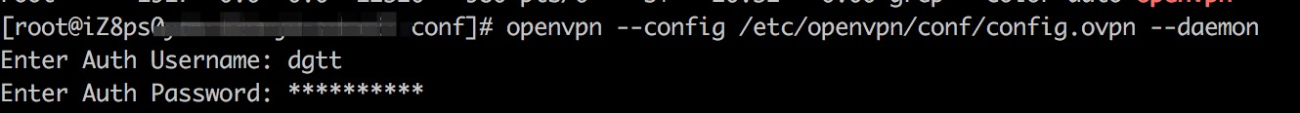 Start OpenVPN