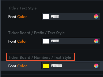 Find a configuration item on the Settings tab