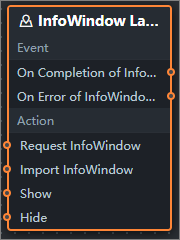 InfoWindow layer parameters in the blueprint editor