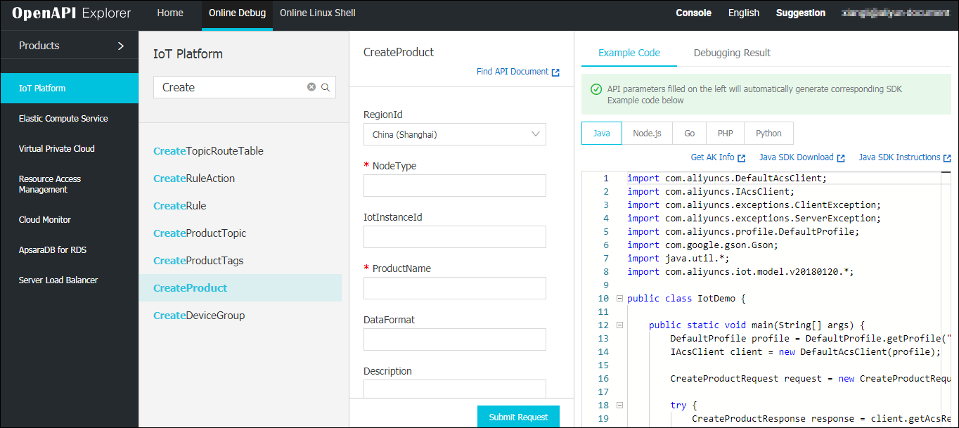 IoT Platform API
