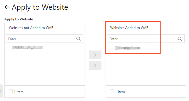 Apply to website