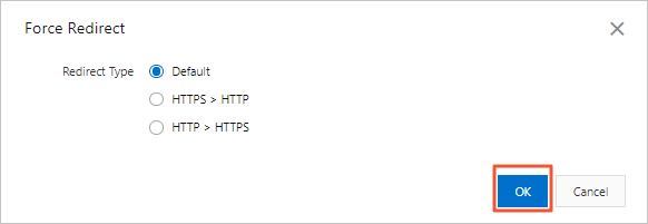 Redirect type