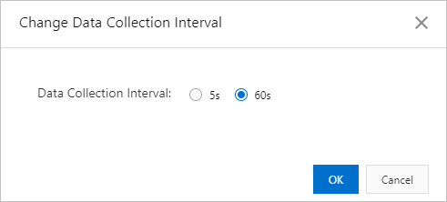 Change the data collection interval