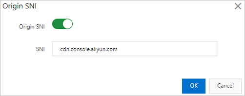 Configure SNI