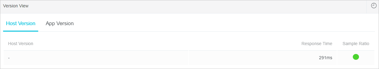 API version view