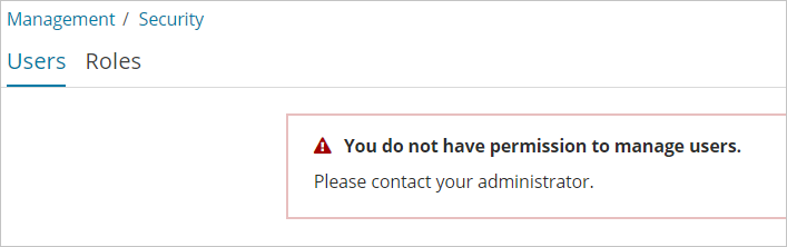 Error message