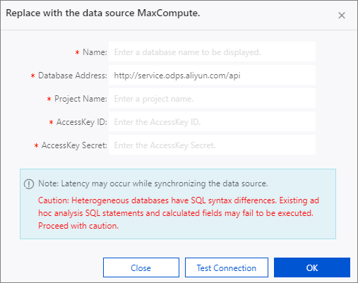Select a data source