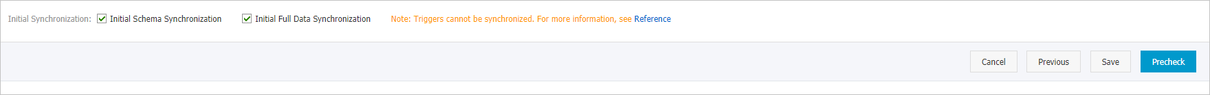 Initialize synchronization