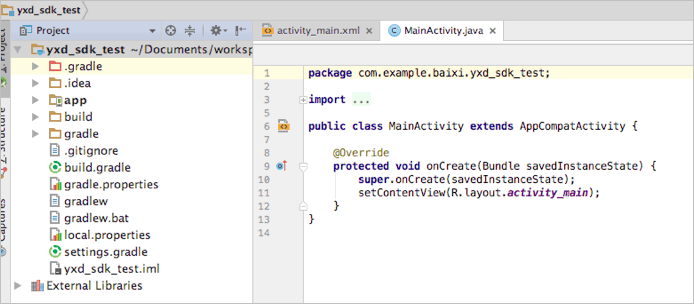 Create a project directory