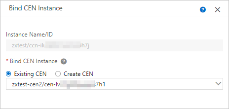 Select a CEN instance