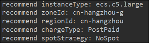 DescribeRecommendInstanceType