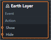Earth layer parameters in the blueprint editor