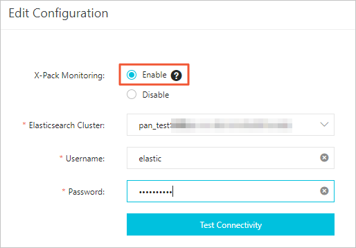 Edit Configuration panel