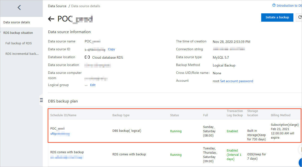 Data source details
