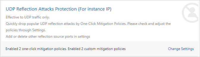 UDP Reflection Attacks Protection