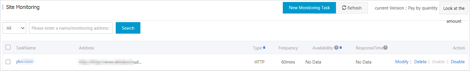 Configure site monitoring
