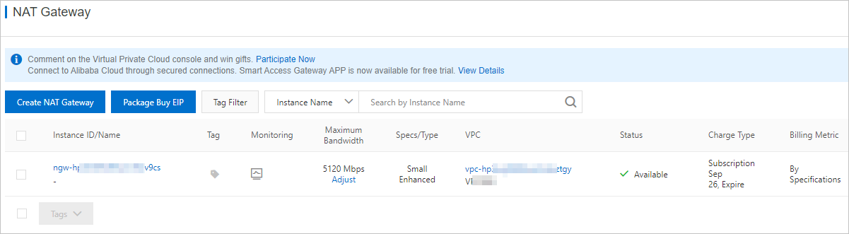 Create a NAT gateway