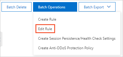 Edit Rule