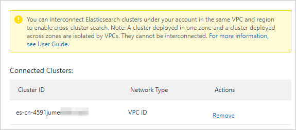 Connect clusters