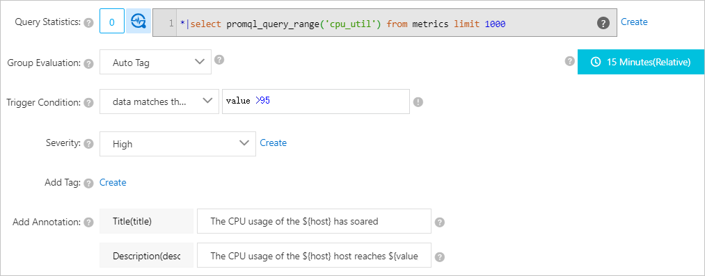 Monitor time series data by group