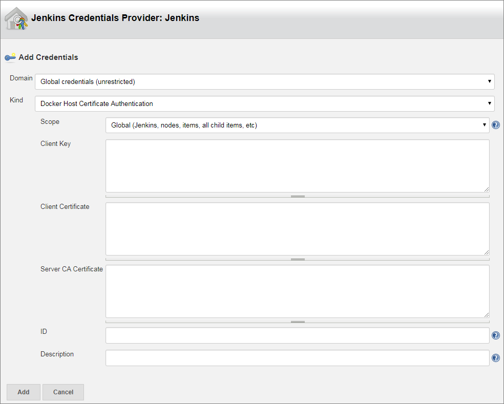Add a credential