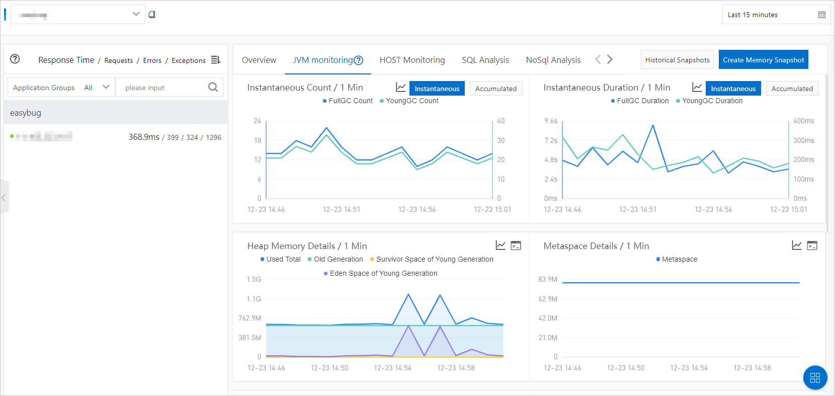 JVM monitoring-ARMS