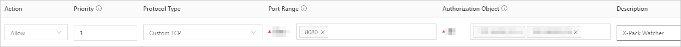 Server configuration in the nginx.conf file