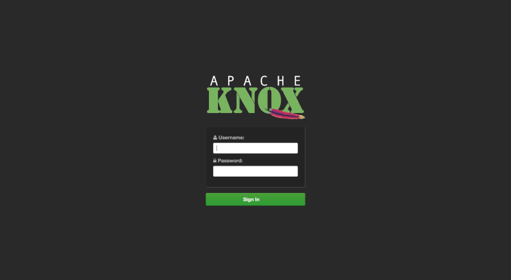 Knox登录界面