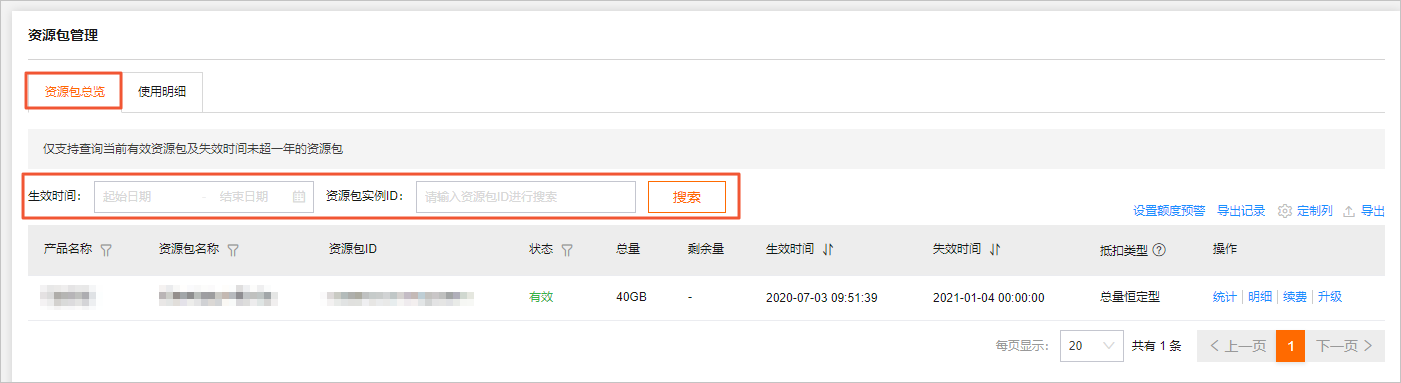 资源包总览
