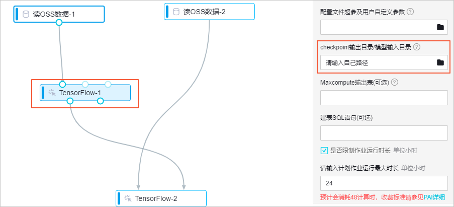 修改TF的OSS