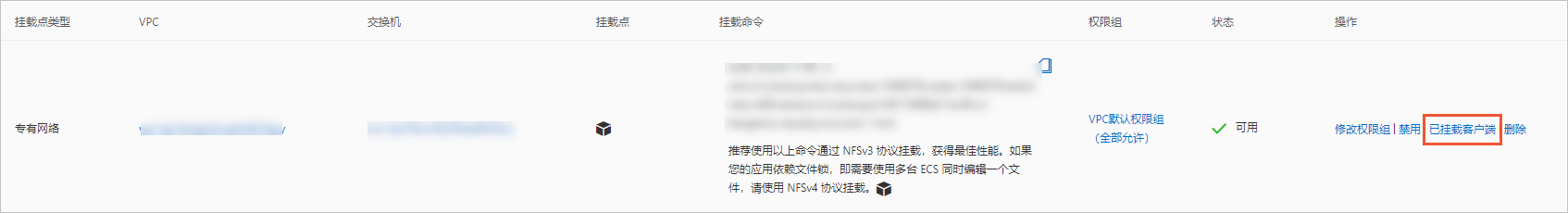 挂载点类型