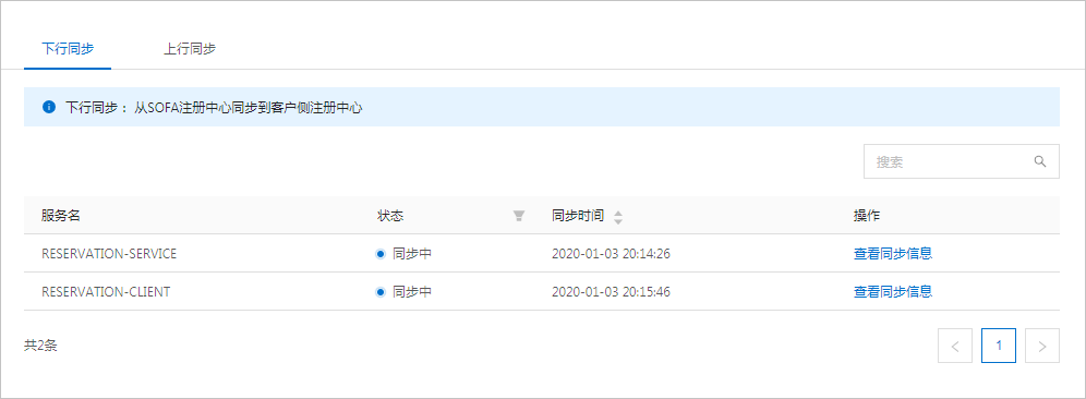 同步信息
