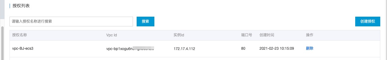 创建VPC授权