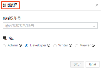 新增授权