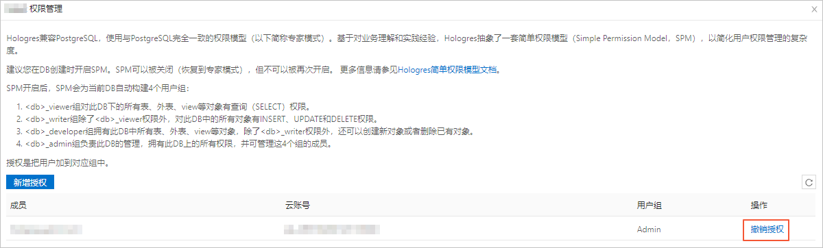 撤销授权