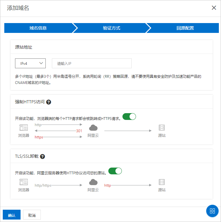 回源配置