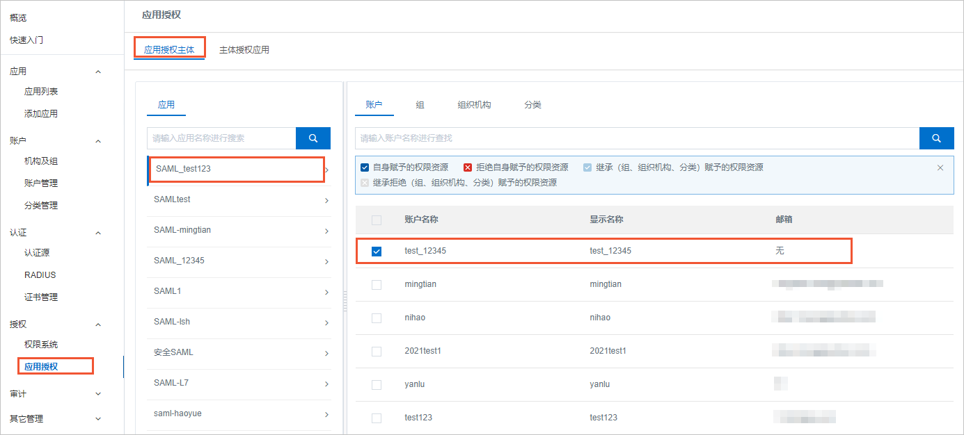 应用授权