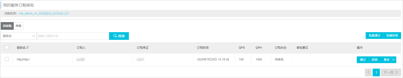 我的服务订购审批