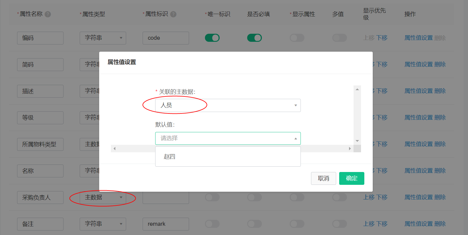 人员主数据