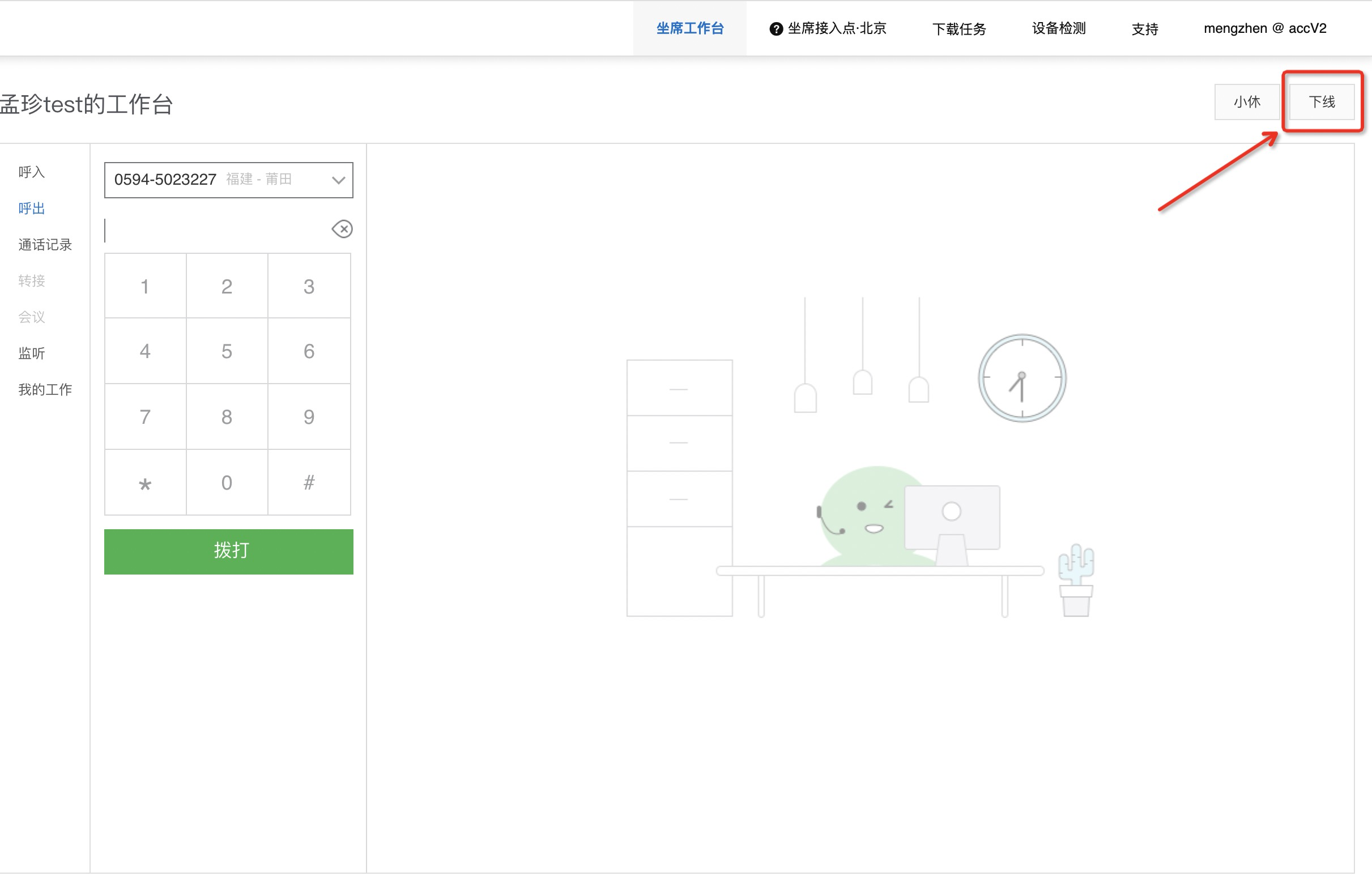 下线