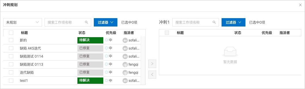 冲刺规划